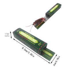 Simulation Cockroach Chewing Gum Funny Toy DIY Installation