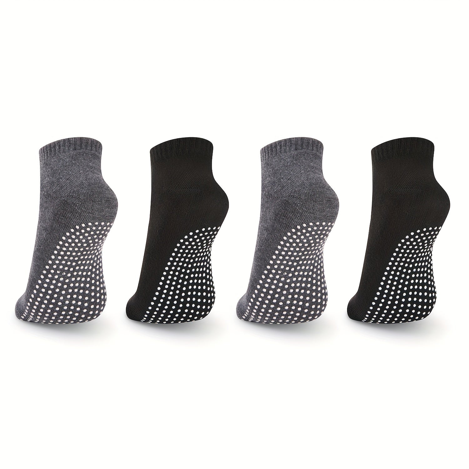 Non Slip Grip Yoga Socks - Anti Skid Grip Socks - Home Workout Socks