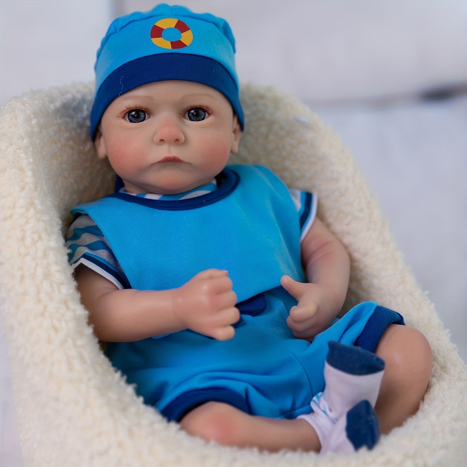 18" Reborn Baby Dolls Realistic Soft Vinyl Toy For Kids