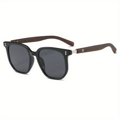 Men's Classic Large Frame Sunglasses UV-Resistant with Case