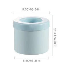 Portable Silicone Ice Cube Maker with Lid for Wine Beer Whiskey