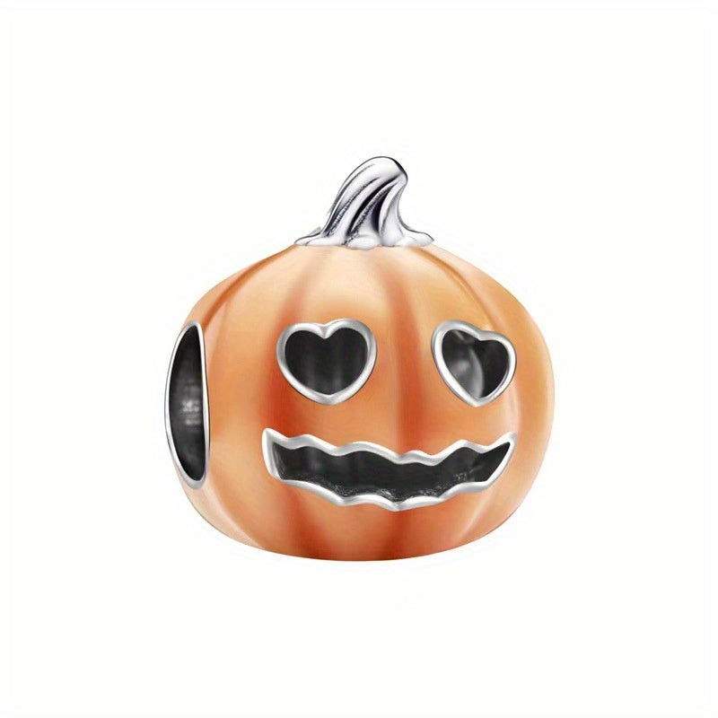 Halloween Luminous Pumpkin Beaded Charm