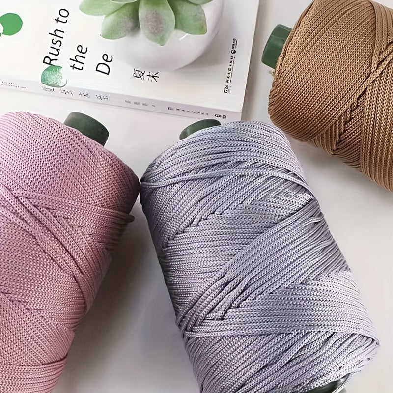 100% Polyester Viscose Thread Hand-knitted Sun Hat Yarn