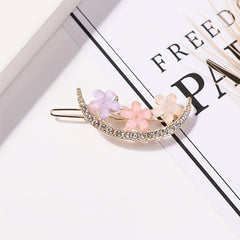 Small Flower Rhinestone Hair Clip Side Clip Non-slip Head Jewelry