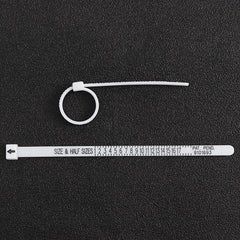 Plastic Ring Measuring Soft Ruler Jewelry Making Supplies