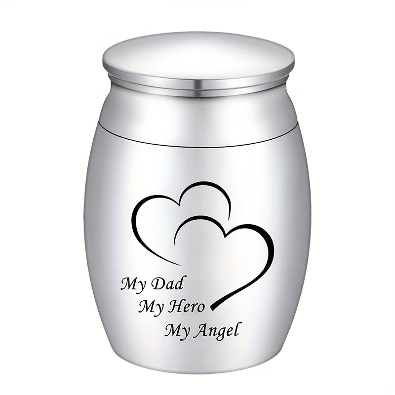 Stainless Steel Pet Urn Secure Ashes Container for Lasting Memories