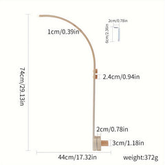 Kids Bed Bent Wooden Bed Bell Holder Bed Bell Accessories