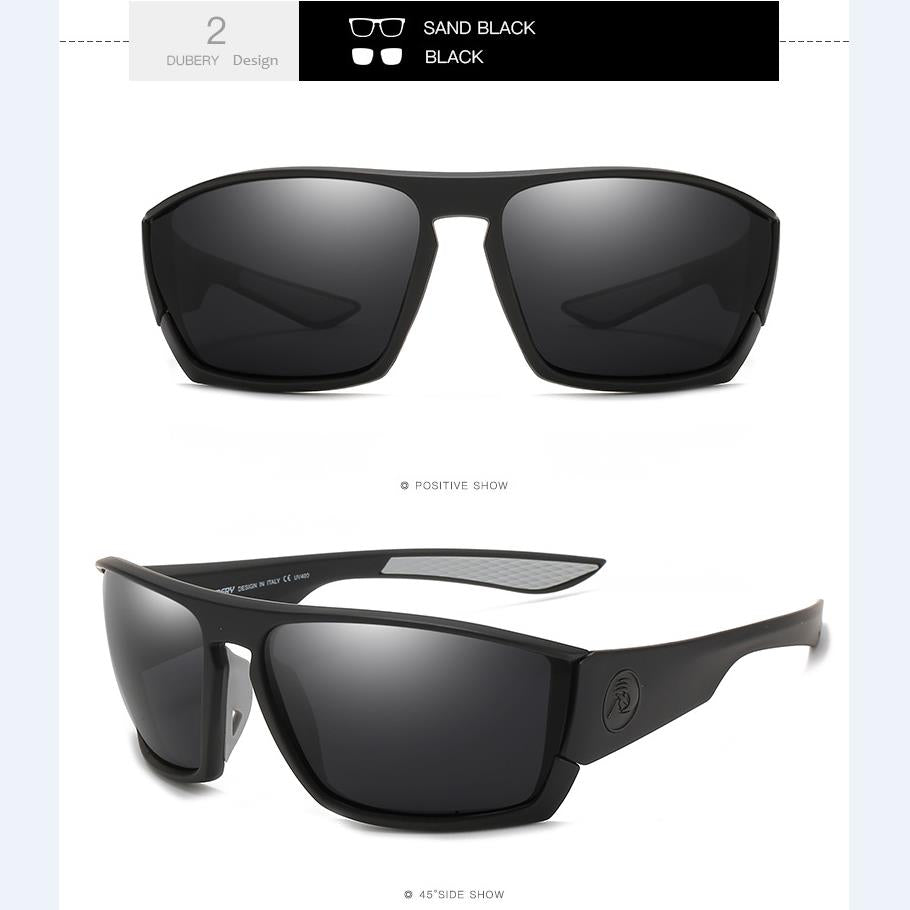 DUBERYU Large Frame Polarized Sports Sunglasses for Men