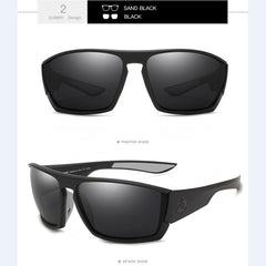 DUBERYU Large Frame Polarized Sports Sunglasses for Men