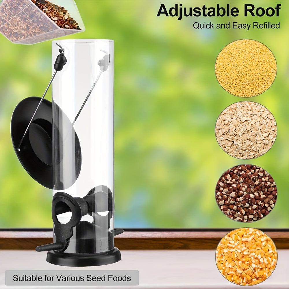 Hanging Bird Feeder for Garden and Yard with Metal Handle