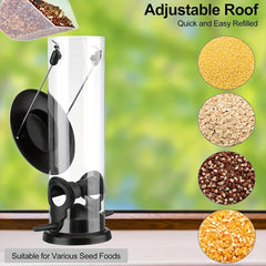 Hanging Bird Feeder for Garden and Yard with Metal Handle