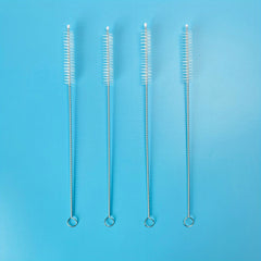 304 Stainless Steel Straw Brush Functional Cleaning Brush
