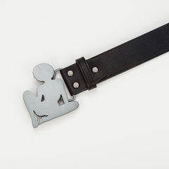  Punk Belt Stylish Character Buckle PU Belt