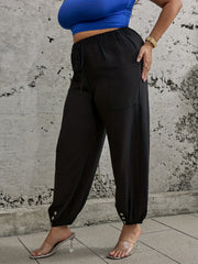  Women's High Rise Jogger Trousers With Pockets