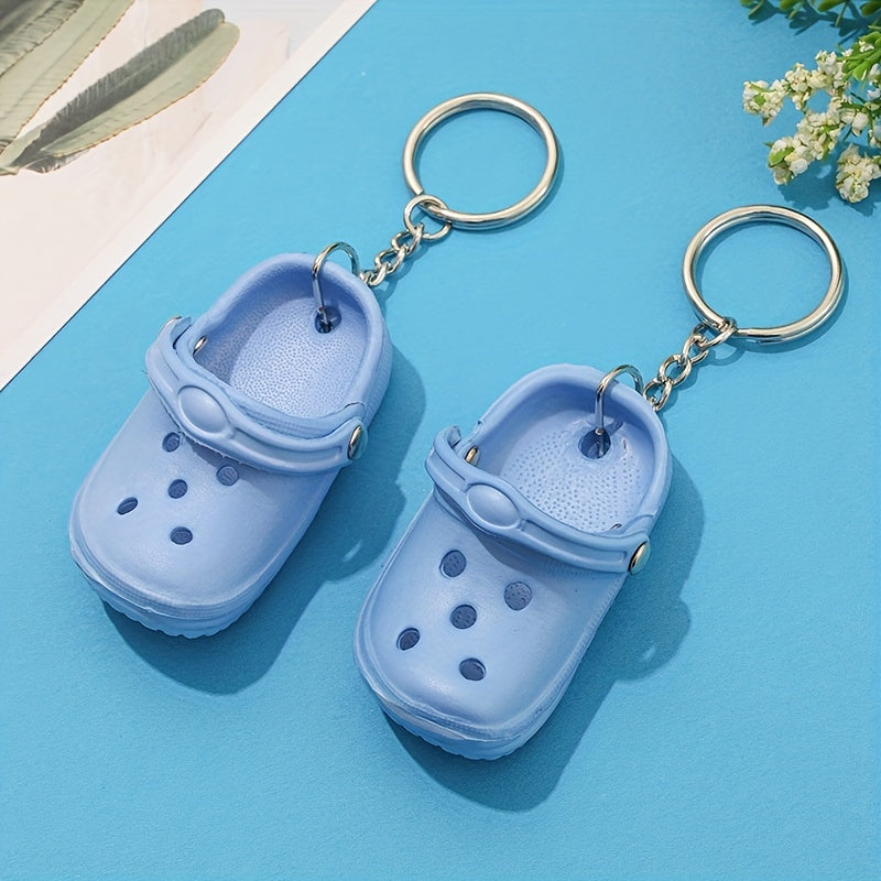Mini Clog Shoes Charm Keychain Handbag Backpack Purse Accessories