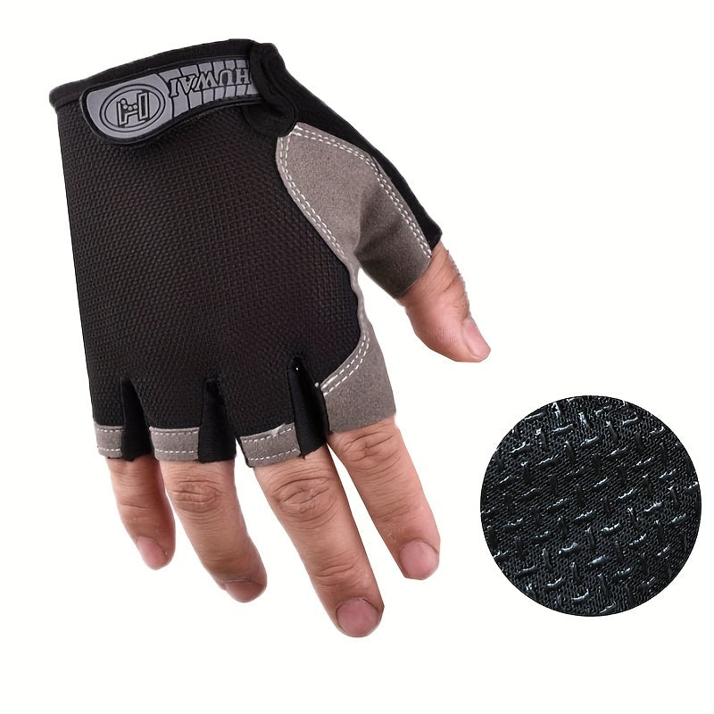 Breathable Anti Skid Workout Gloves For Men And Women