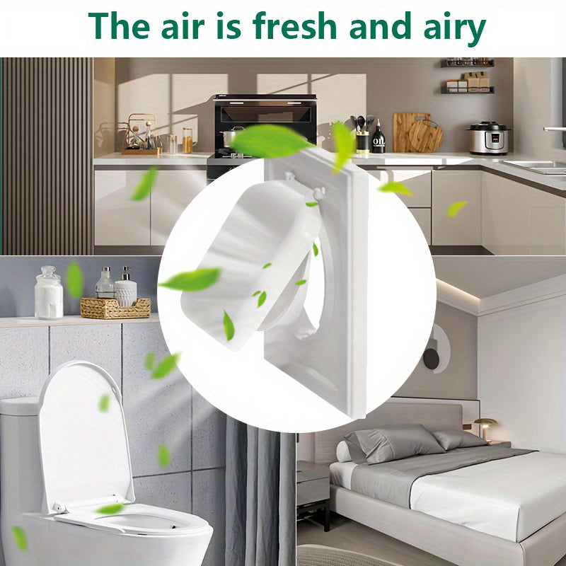 Outdoor Dual Door Dryer Vent Cover 10-16 cm UV Resistant Plastic
