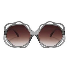 Sunflower Novel Frame Sunglasses Women's Oversized Glasses
