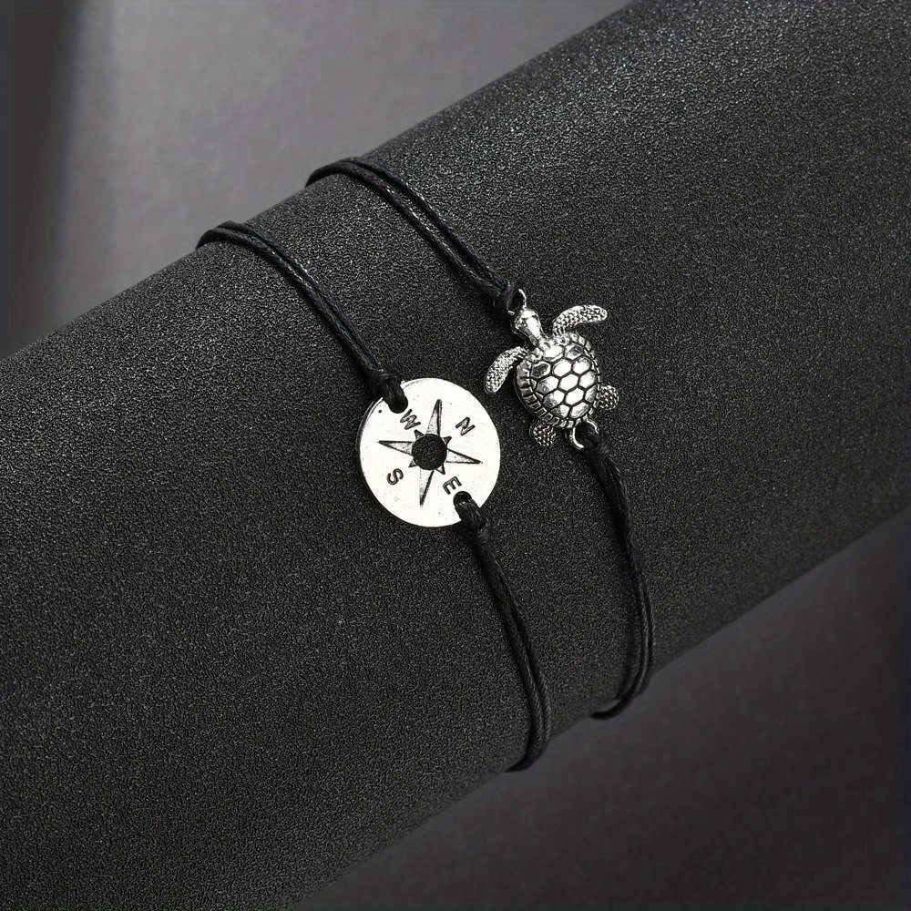 Vintage Style Stackable Anklet Set for Women