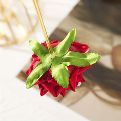 Simulation Rose Hairpin Floral Hair Stick Ponytail Holder
