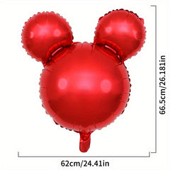 2pcs Bear Head Foil Balloons Party Decoration Children's Birthday