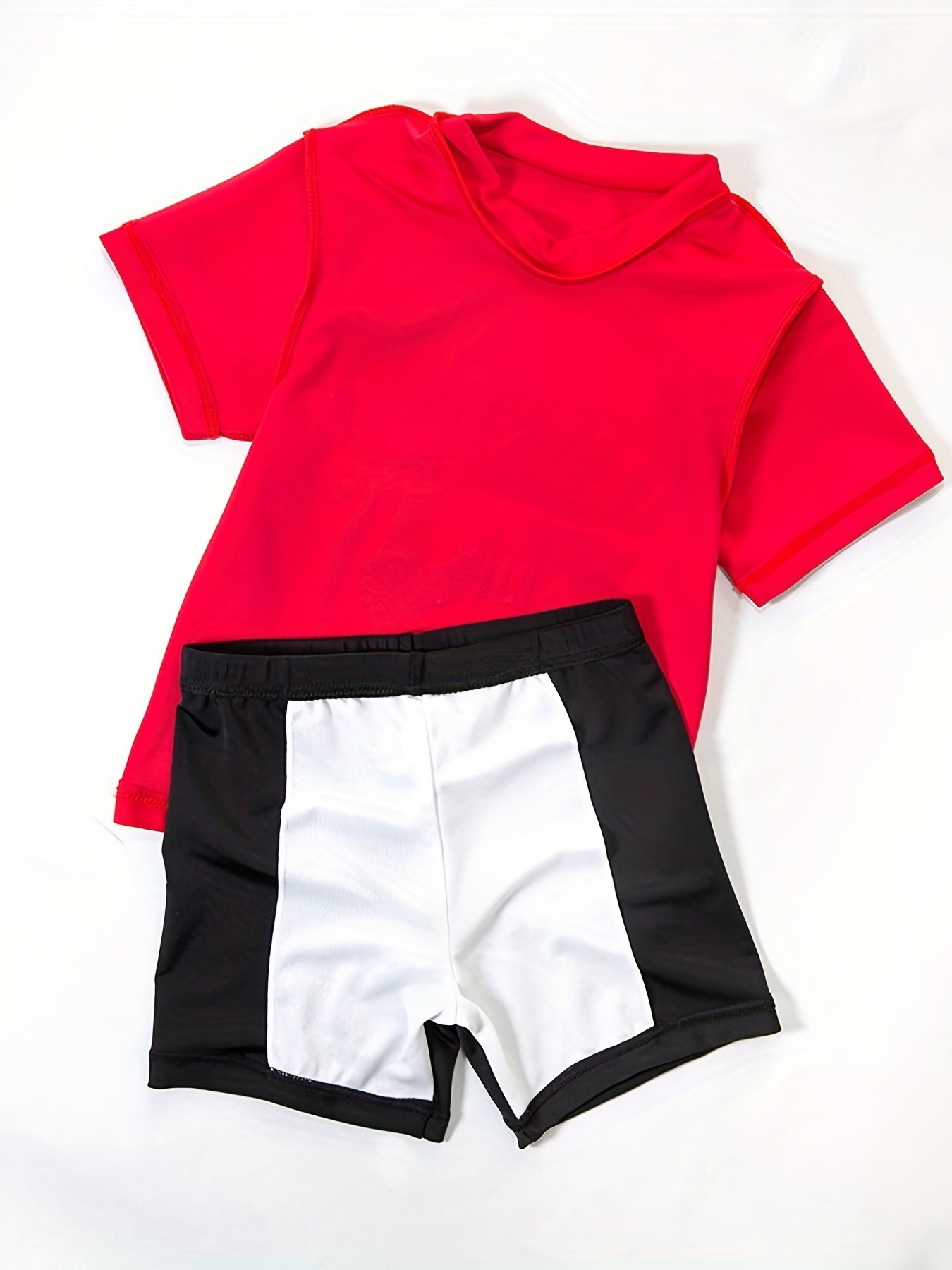 Boys Crocodile Print 3pcs Swimsuit Set