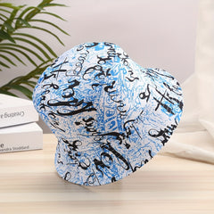 Abstract Graffiti Pattern Bucket Hat For Summer