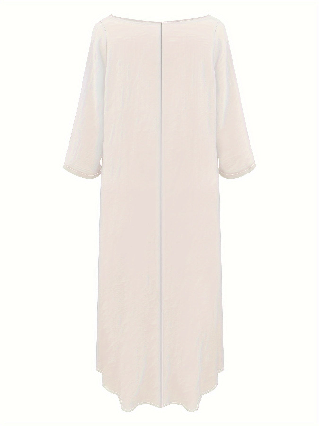  Women's Floral Embroidered Maxi Dress