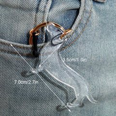 Transparent Dog Keychain Pendant Bag Accessories