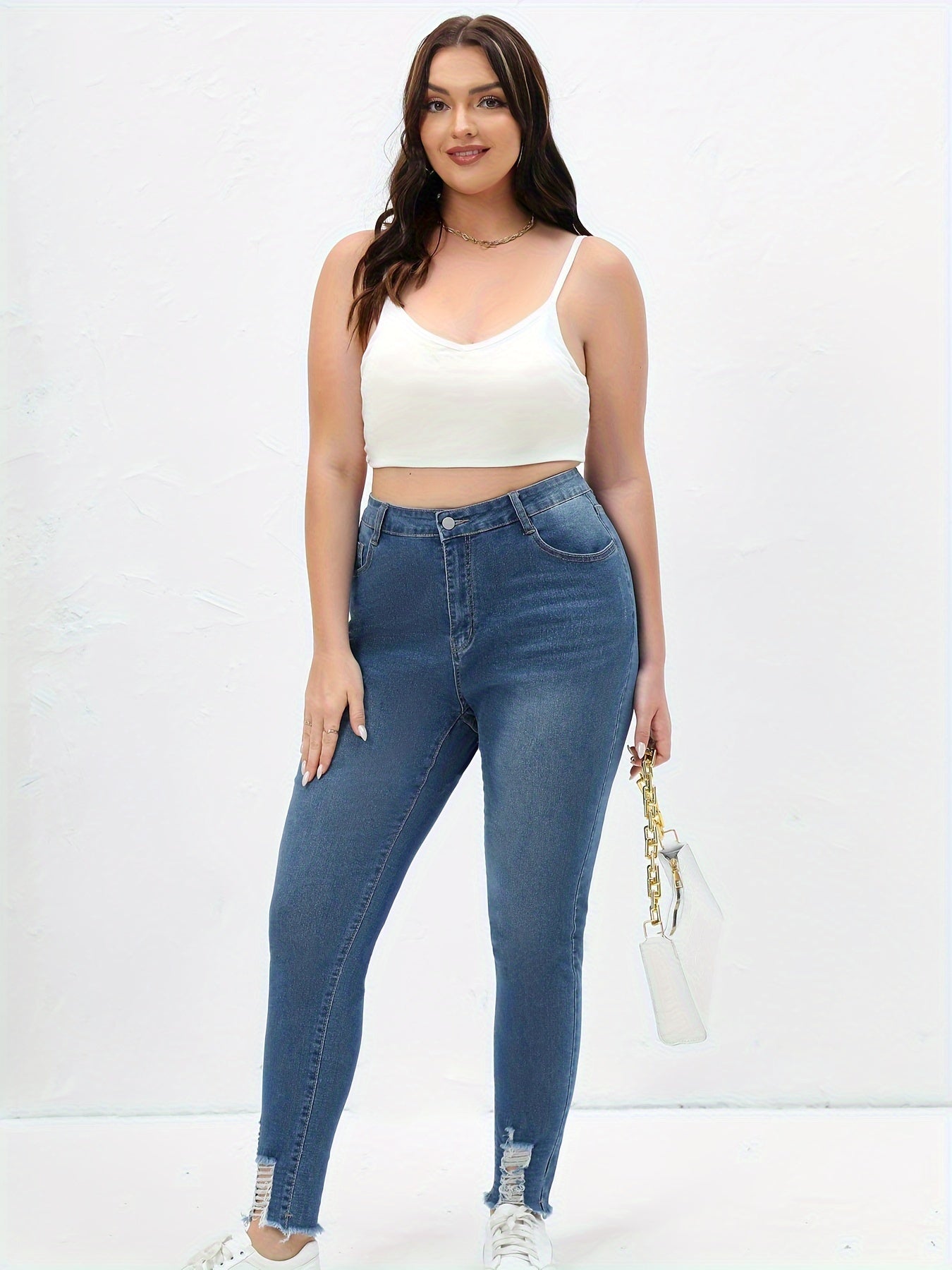  High Rise High Stretch Skinny Jeans