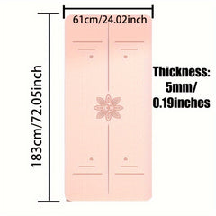 Non slip TPE Yoga Pilates Training Mat Home Fitness Accessories