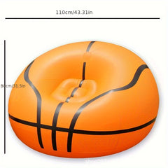 1pc Inflatable Sofa Stool Leisure Lazy Chair Thickened Recliner Sofa