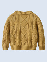 Baby Cardigan Knitted Sweater for Daily Outings Spring and Autumn