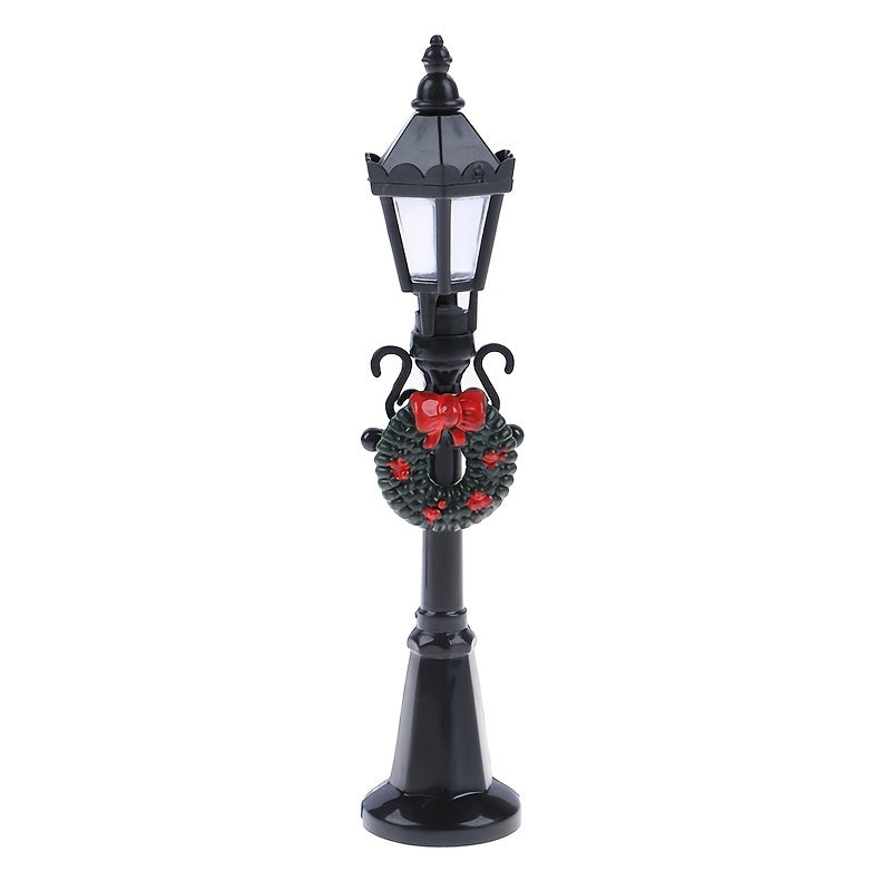 Mini Christmas Street Lamp Dollhouse Decoration