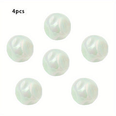10pcs Acrylic Colorful Fig Pattern Beads Straight Hole DIY Mobile Chain