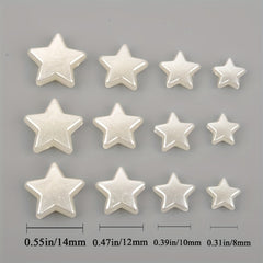 50pcs 8mm Star Acrylic Spacer Beads Jewelry Making DIY Bracelet Necklace