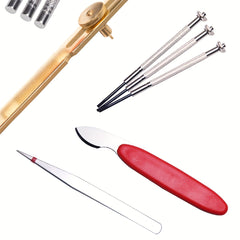 16pcs Watch Repair Tool Kit Watchmaker Link Pin Remover Case Opener Spring Bar
