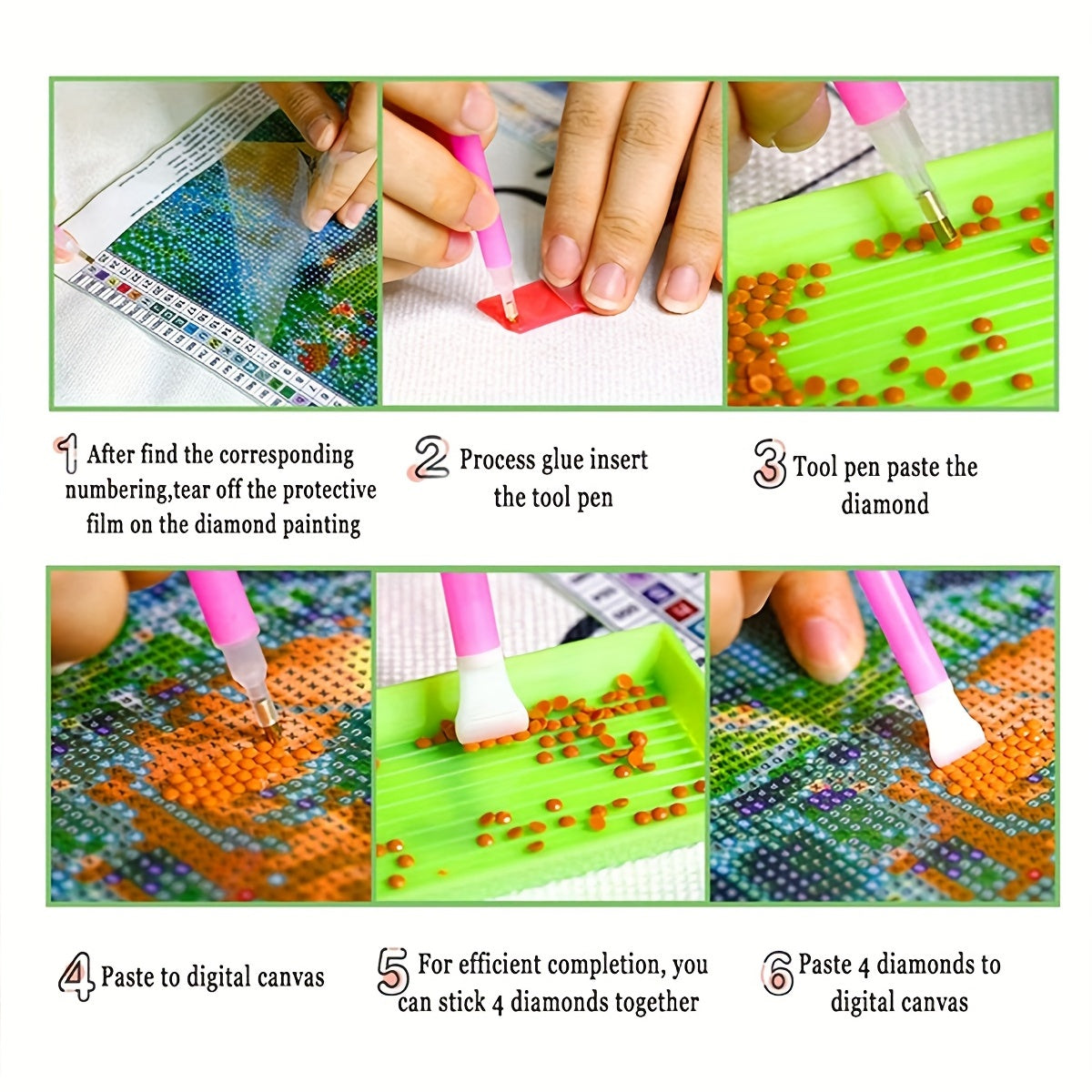 Large Dandelion Diamond Painting Kit