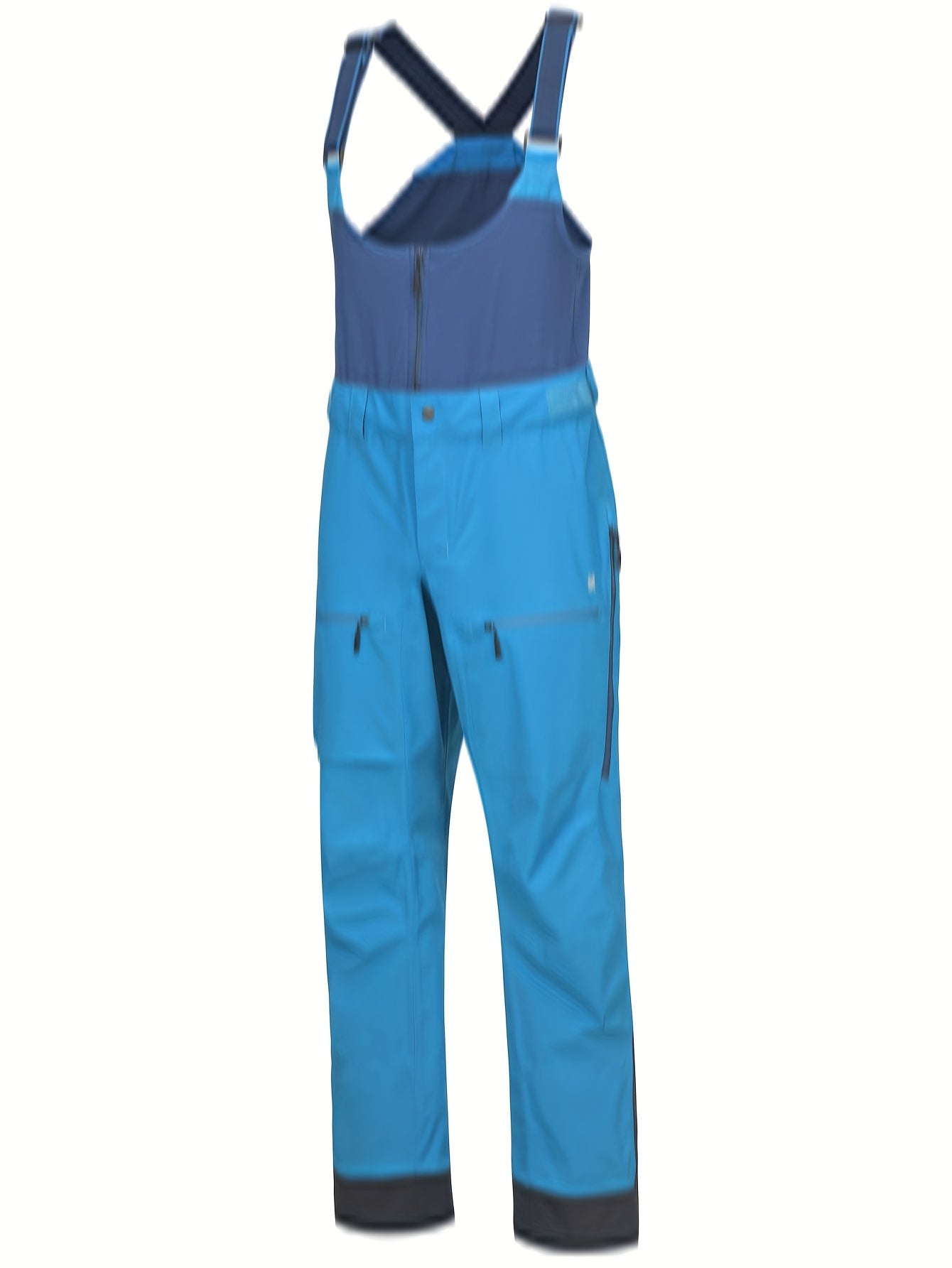 Men's Waterproof Snow Pants Windproof Overalls Pants With Suspenders