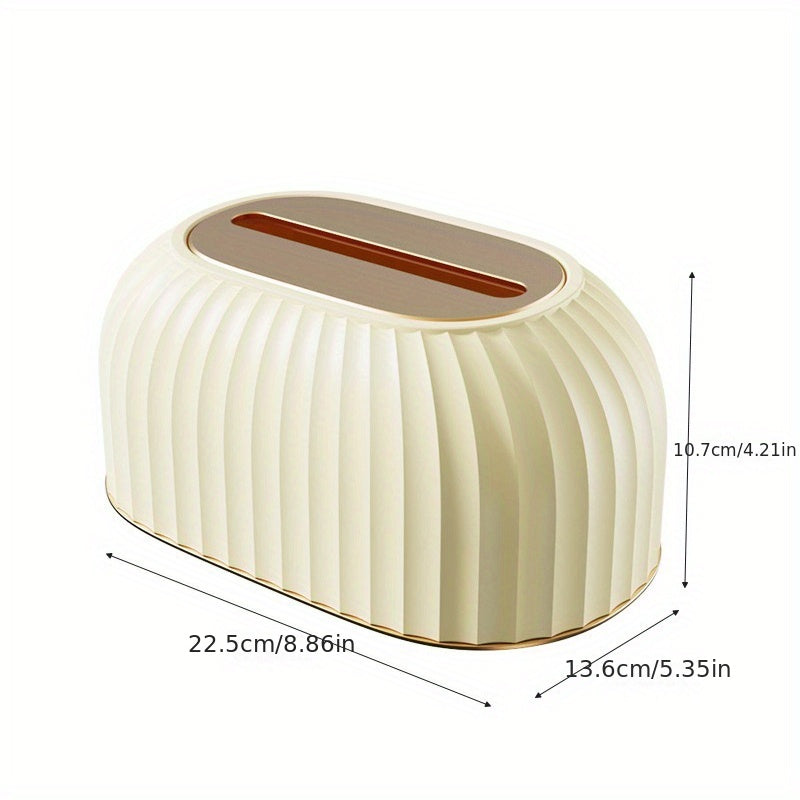 Modern Desktop Tissue Box Holder Automatic Lifting Style