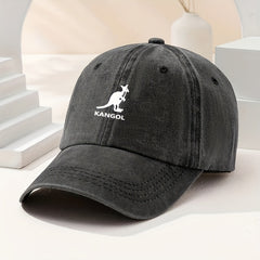 Kangaroo Print Baseball Cap Vintage Hat Outdoor Sunshade Peaked Cap