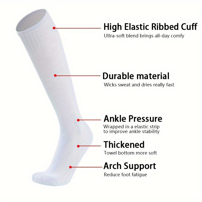 Men's Compression Sport Socks for Basketball Football Training