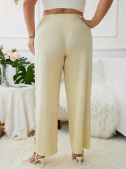  Wide Leg Trousers With Pockets