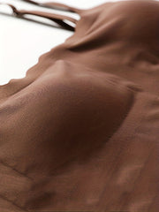 Scallop Trim Seamless Bra Wireless Everyday Bra Women's Lingerie