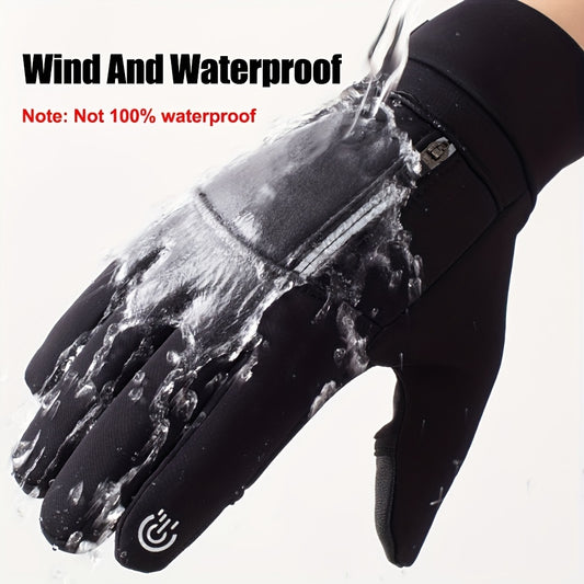 Winter Windproof Waterproof Touch Screen Warm Gloves for Outdoor