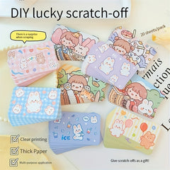 Homemade Scratch Card For Primary School Lucky Draw Teacher Incentive