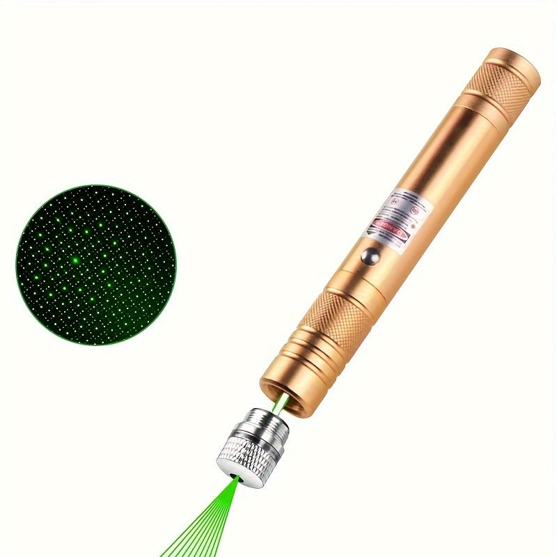 Rechargeable Green Laser Pointer Flashlight USB Bright Indicator Pen