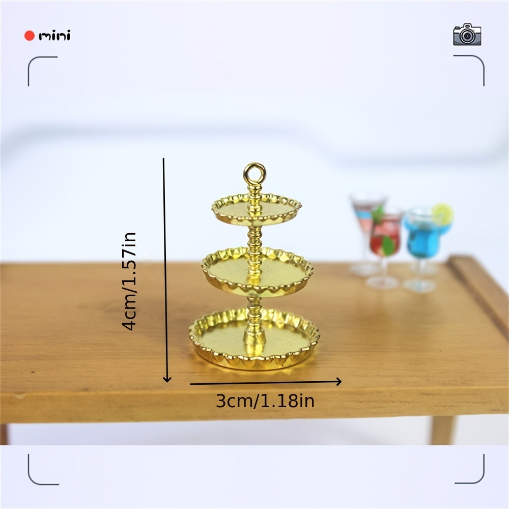 European Dollhouse Cake Stand Model for Photography Props