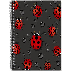 Red Ladybug Spiral Notebook - Perfect School and Office Gift