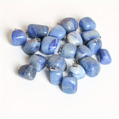Cubic Raw Stone Pendant Necklace DIY Jewelry Accessory